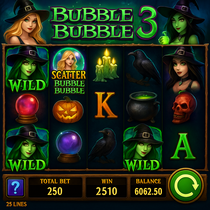 Sloto Cash - Bubble Bubble 3 Slot Game - RealTime Gaming