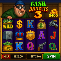 Sloto Cash - Cash Bandits 3 Slot Game - RealTime Gaming