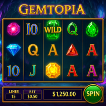 Sloto Cash - Gemtopia Slot Game - RealTime Gaming